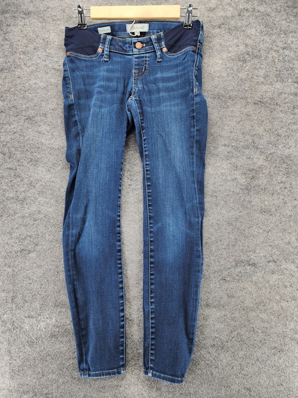 Madewell Jeans Womens 25 Maternity Skinny Blue Denim